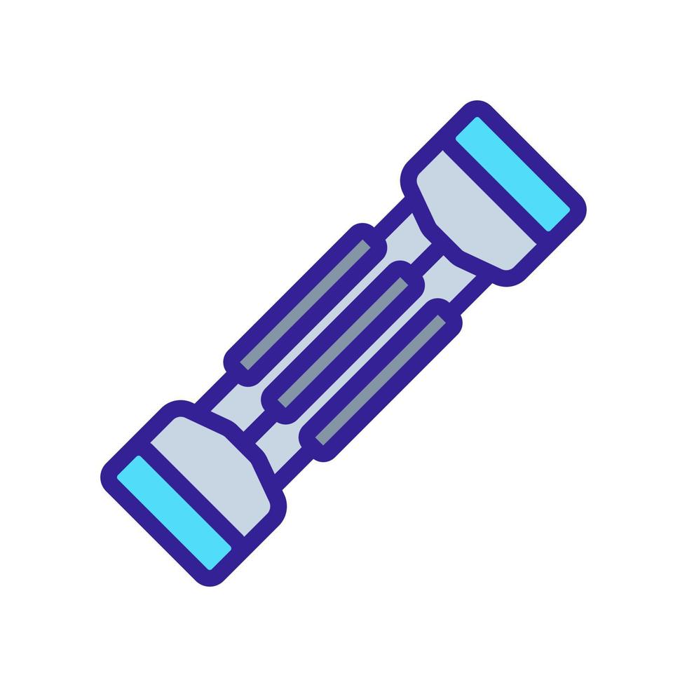 illustration de contour vectoriel icône extenseur de sein