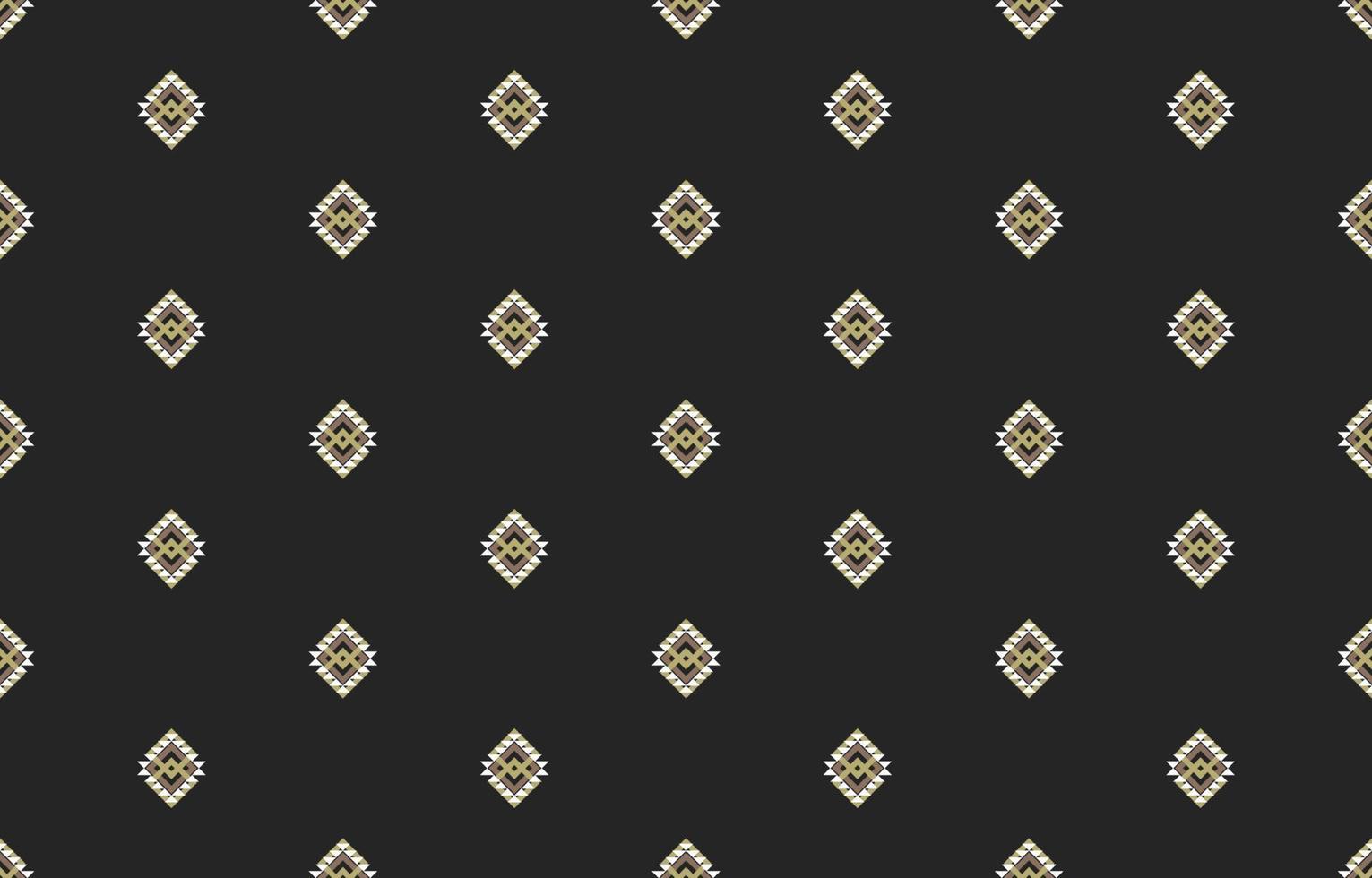 motif géométrique ethnique harmonieux de conception traditionnelle pour le fond, l'illustration, le papier peint, le tissu, l'habillement, le batik, le tapis, l'emballage, la broderie vecteur