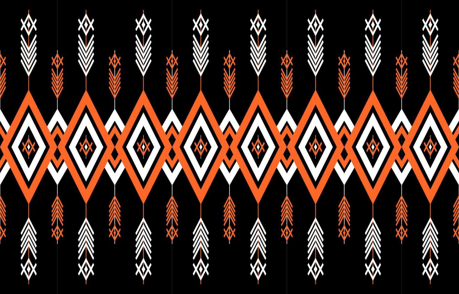 motif géométrique sans couture ethnique. style tribal traditionnel. conception pour le fond, l'illustration, la texture, le tissu, le papier peint, le tapis, les vêtements, la broderie. vecteur