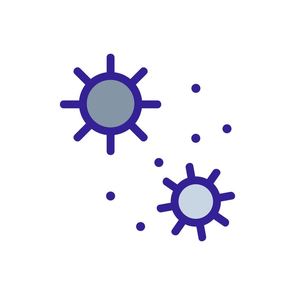 vecteur d'icône de poussière. illustration de symbole de contour isolé