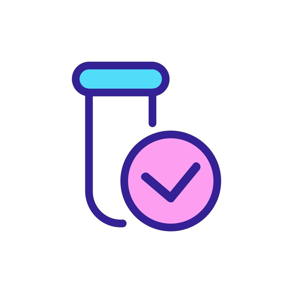 vecteur d'icône de médicament trouvé. illustration de symbole de contour isolé