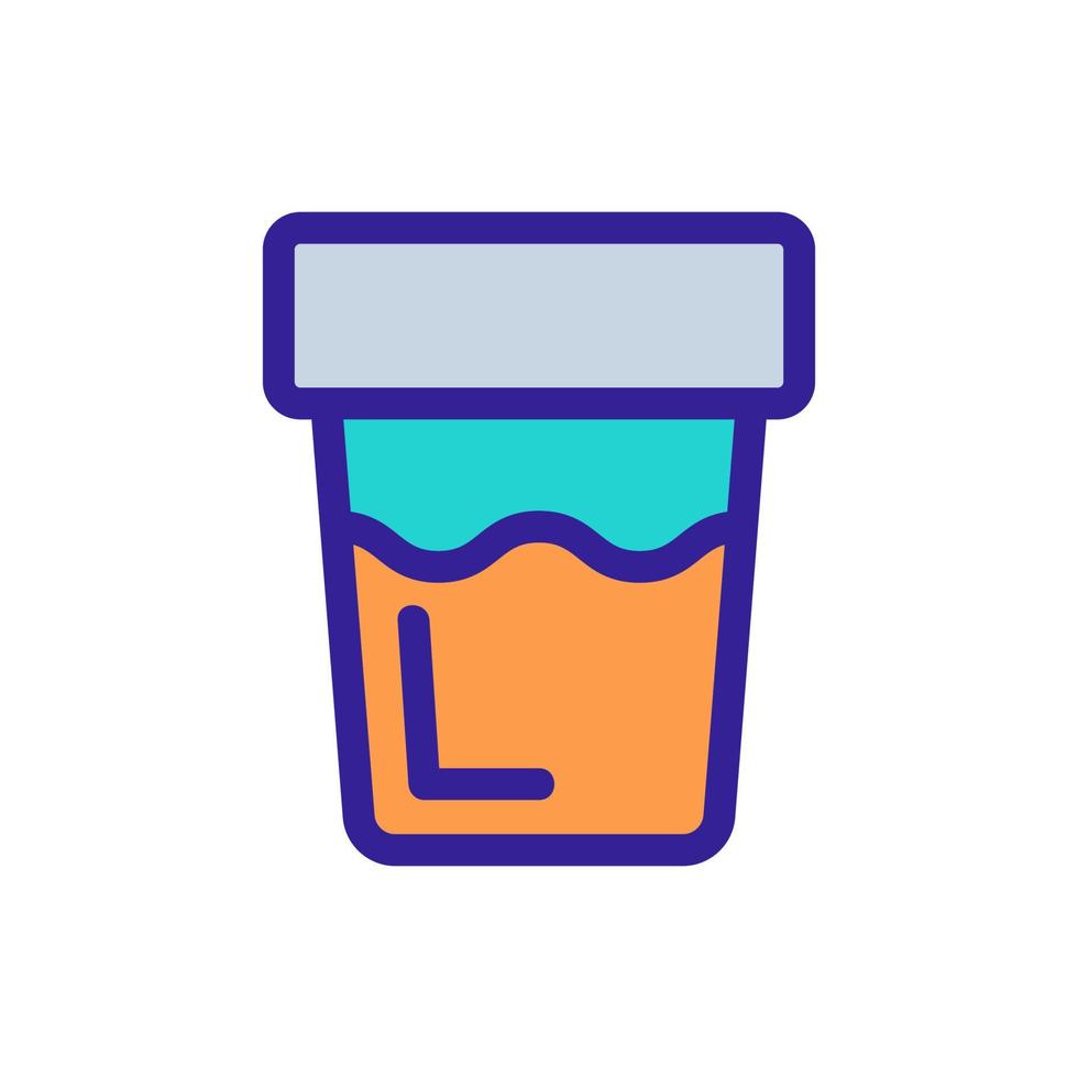 analyse vectorielle d'icône d'urine. illustration de symbole de contour isolé vecteur