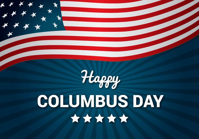 Vecteur Gratuit de Columbus Day