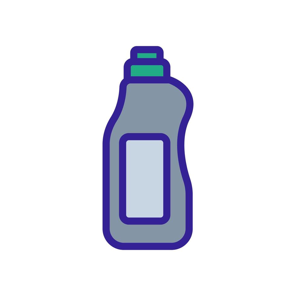 illustration de contour vectoriel icône bouteille de détergent