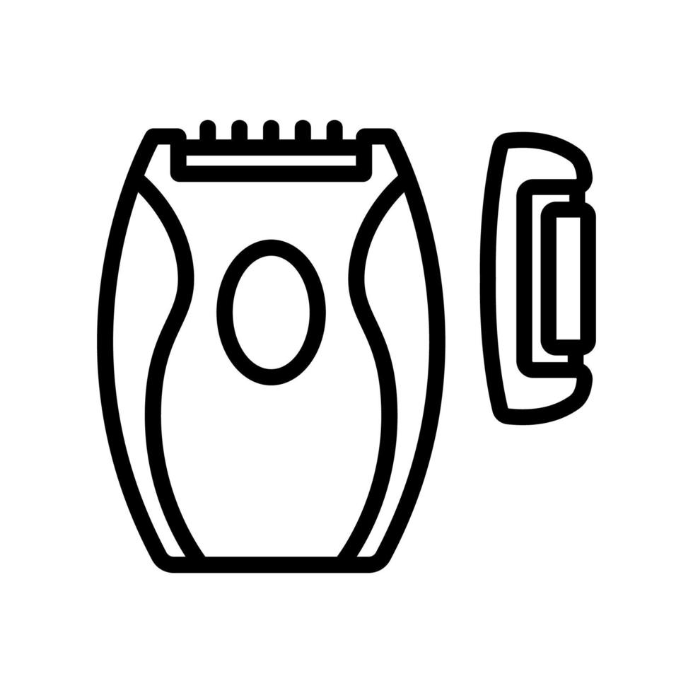 illustration vectorielle de l'icône de l'outil électronique d'épilation vecteur