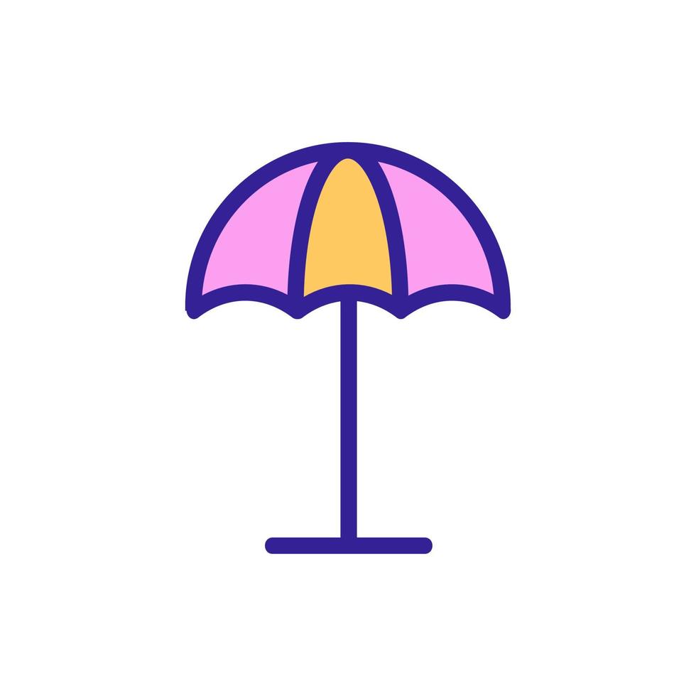 parapluie icône vecteur. illustration de symbole de contour isolé vecteur