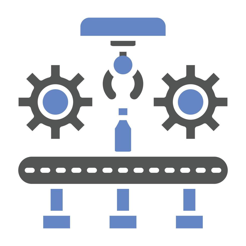 style d'icône de fabrication vecteur