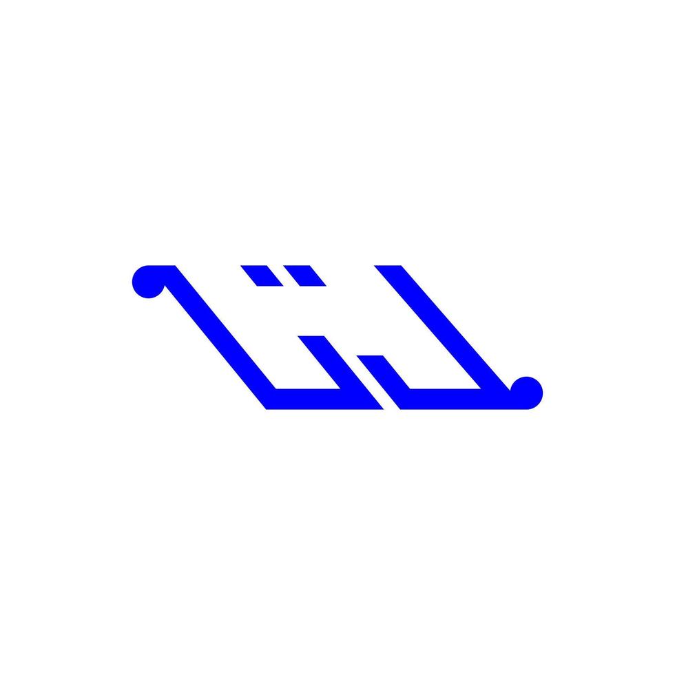 création de logo de lettre lj avec graphique vectoriel