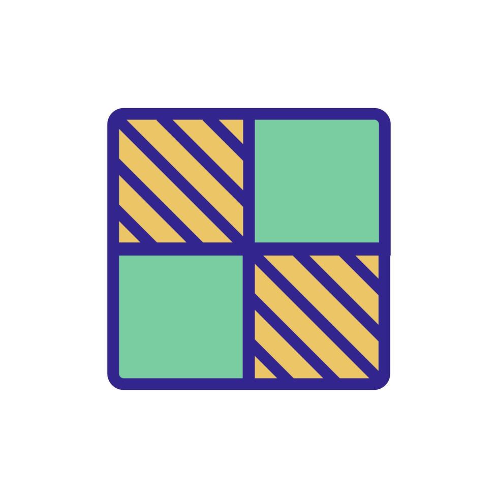 le terrain de jeu de l'illustration vectorielle de l'icône d'échecs vecteur