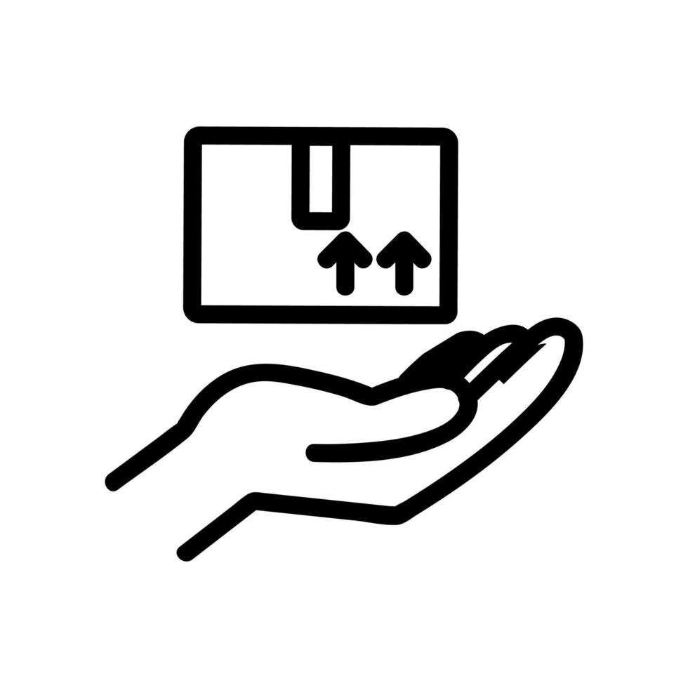 vecteur d'icône de messagerie. illustration de symbole de contour isolé