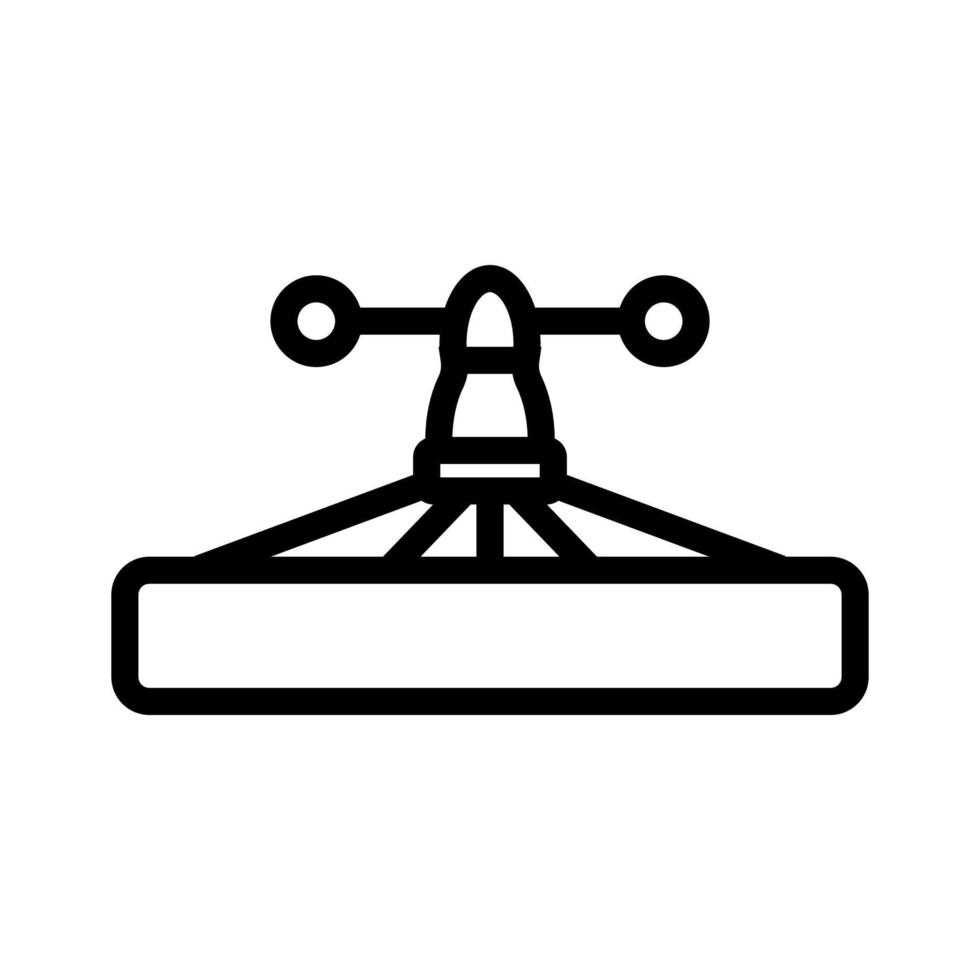 roulette pour le vecteur d'icône de casino. illustration de symbole de contour isolé