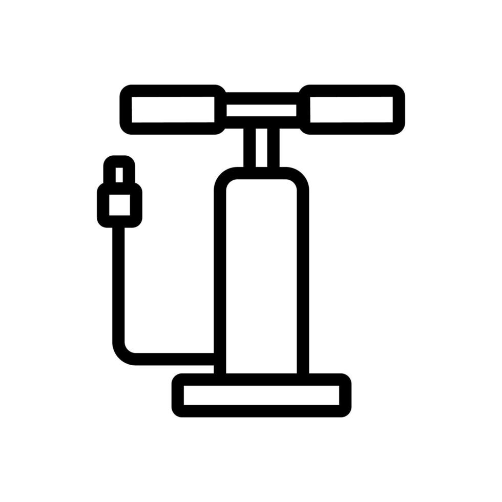illustration vectorielle de l'icône de l'accessoire de voiture de la pompe vecteur