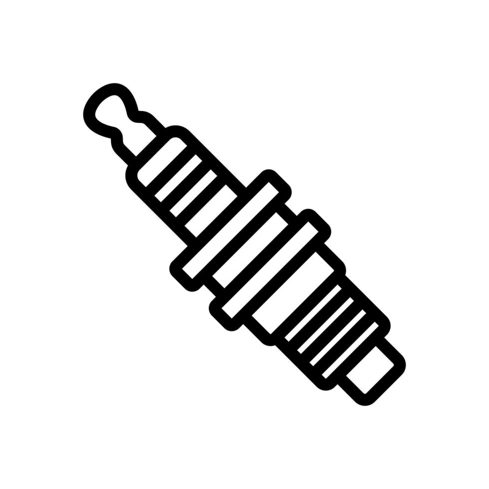 illustration vectorielle de l'icône de bougie de moteur de voiture vecteur