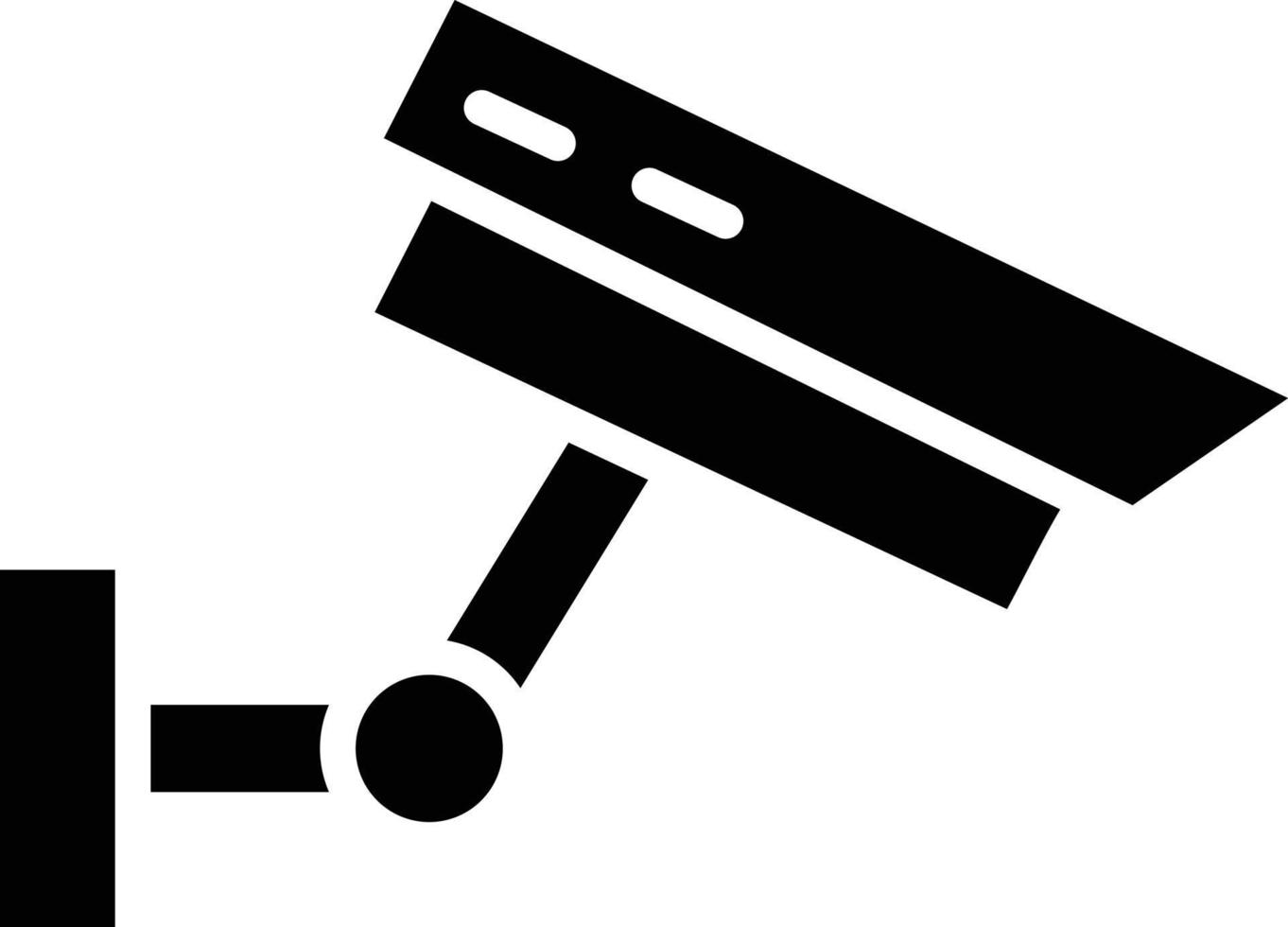 illustration de conception d'icône de vecteur de vidéosurveillance