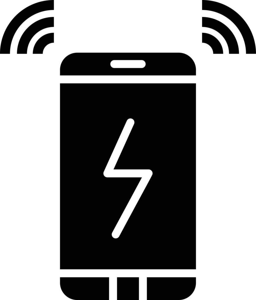 illustration de conception d'icône de vecteur de charge sans fil