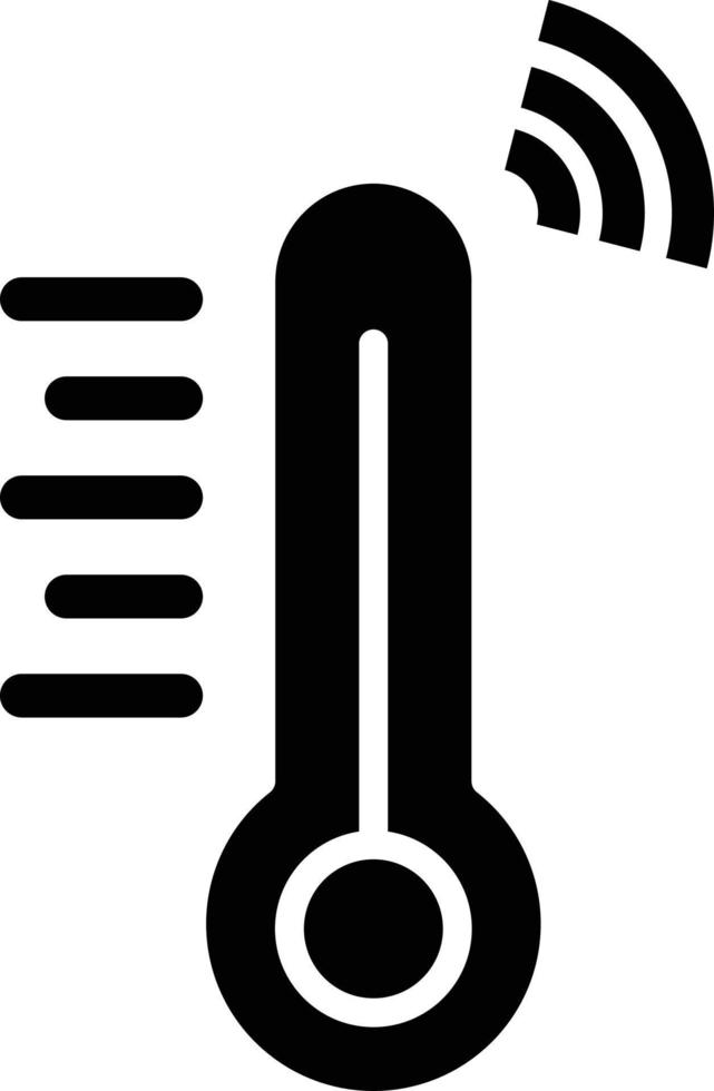 illustration de conception d'icône de vecteur de thermomètre