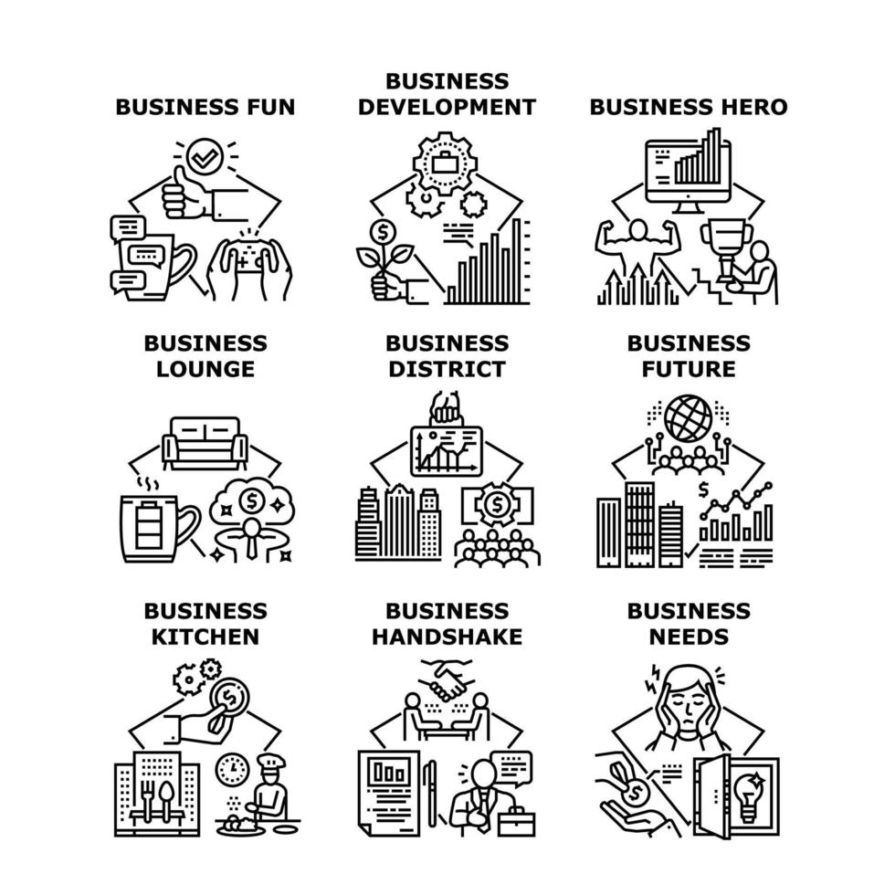 illustration vectorielle d'icône d'entreprise vecteur