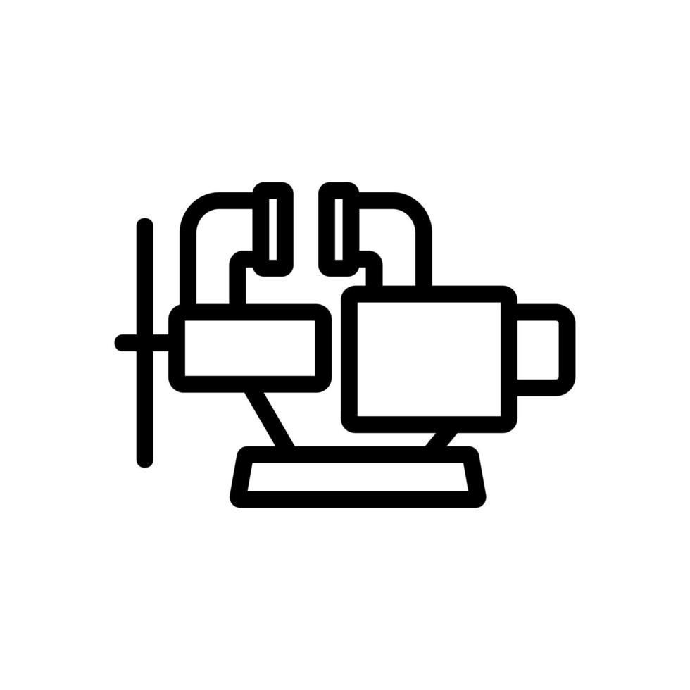 vecteur d'icône de pince de forgeron. illustration de symbole de contour isolé