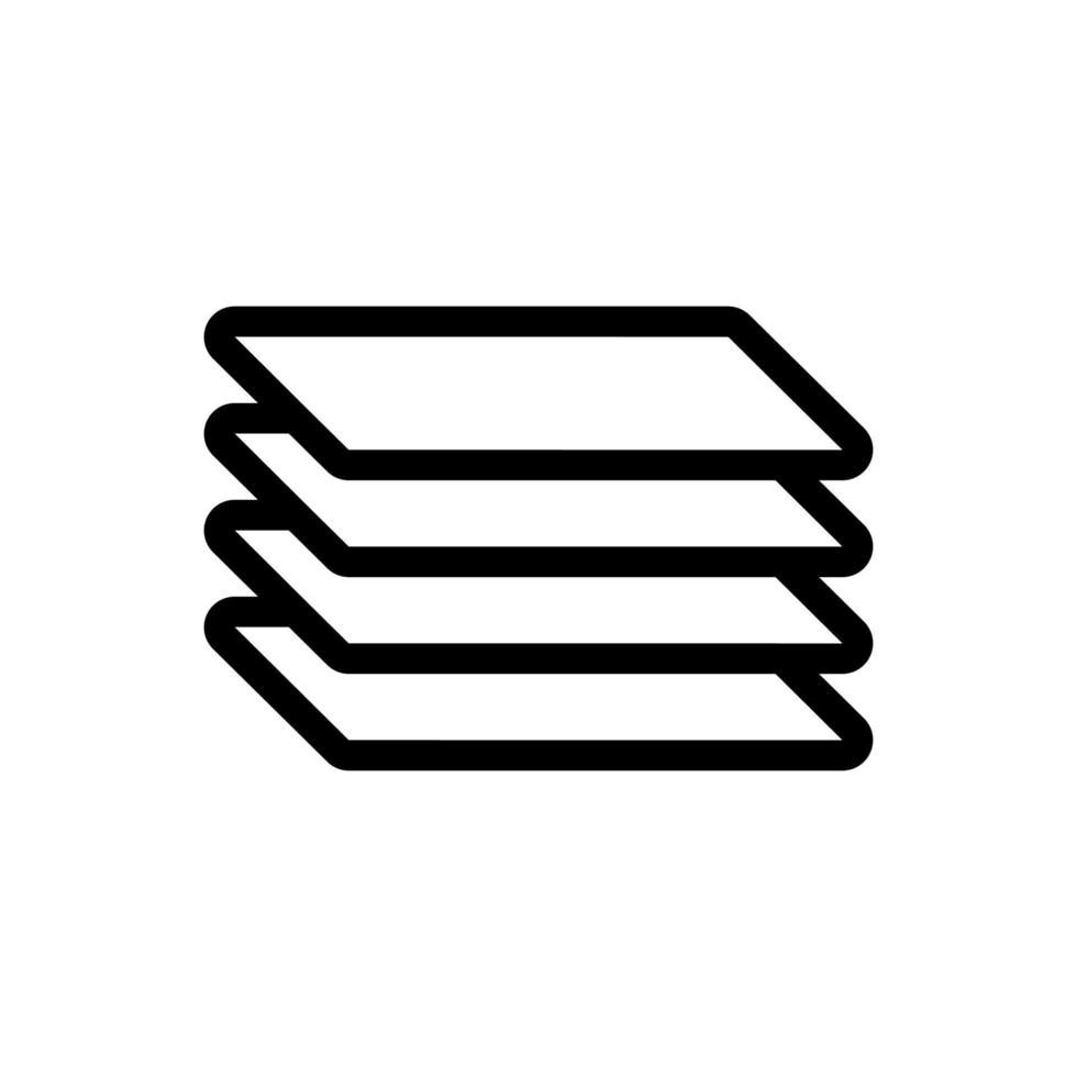 feuilles de vecteur d'icône métallique. illustration de symbole de contour isolé