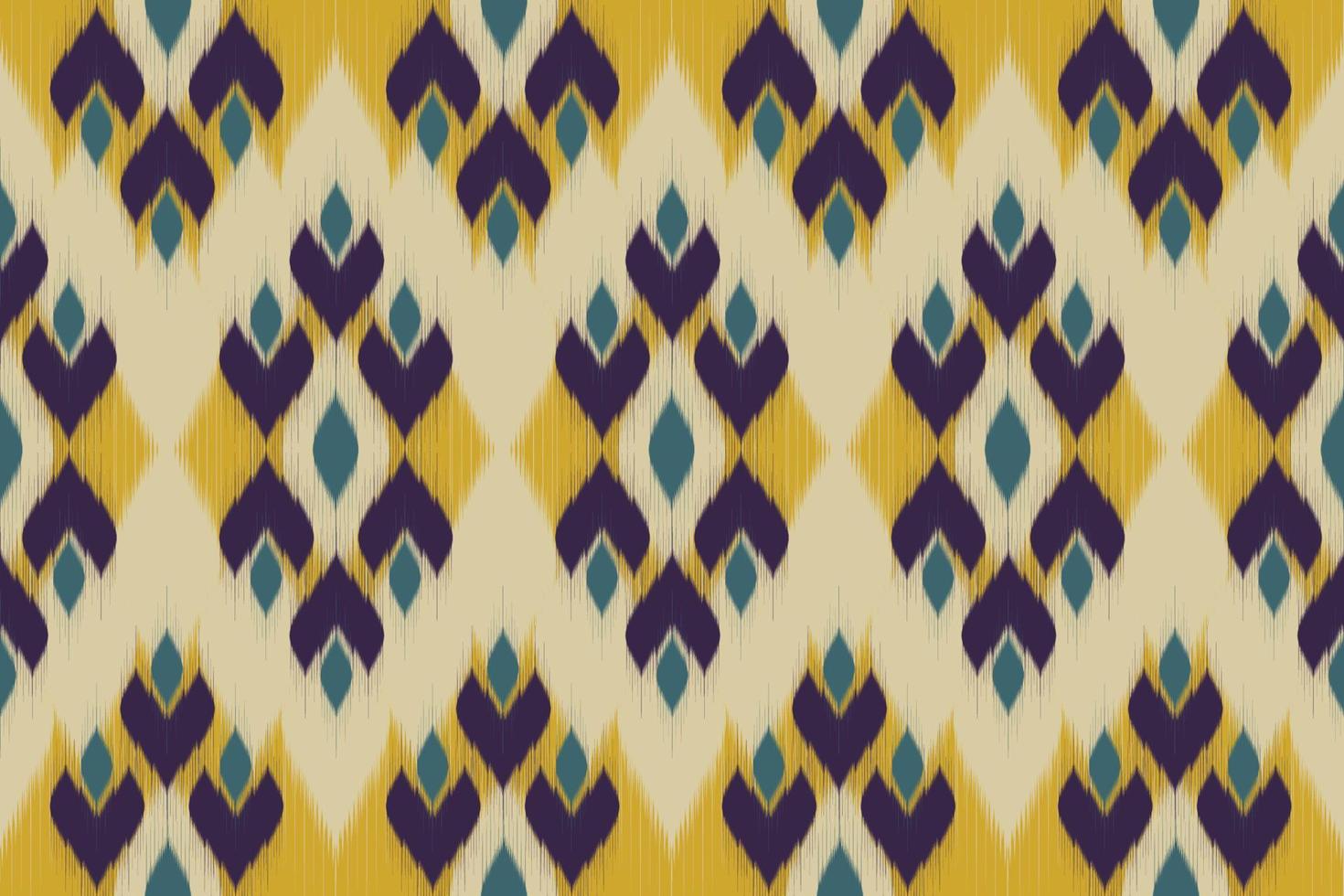 modèle sans couture ikat en tribal. oriental ethnique traditionnel. style rayé mexicain. conception pour le fond, papier peint, illustration vectorielle, tissu, vêtements, batik, tapis, broderie. vecteur