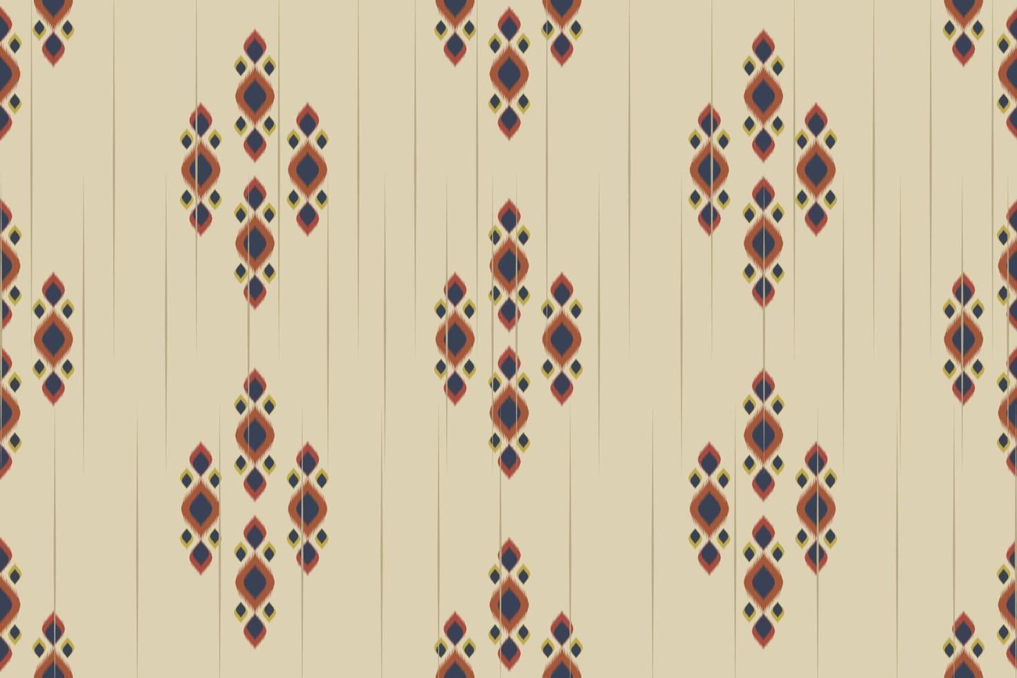 modèle sans couture ikat en tribal. géométrique ethnique traditionnel. style rayé mexicain. conception pour le fond, papier peint, illustration vectorielle, tissu, vêtements, batik, tapis, broderie. vecteur