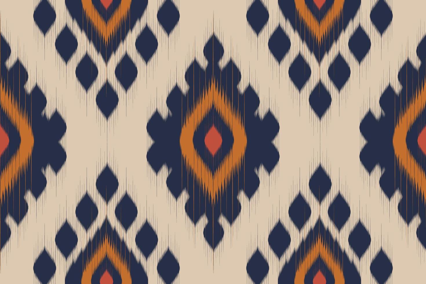 modèle sans couture ikat en tribal. géométrique ethnique traditionnel. style rayé mexicain. conception pour le fond, papier peint, illustration vectorielle, tissu, vêtements, batik, tapis, broderie. vecteur