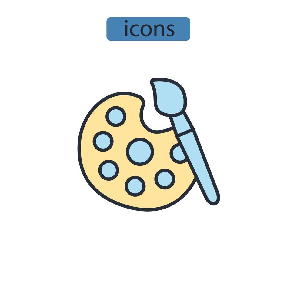 icônes de jouets symboles éléments vectoriels pour le web infographique vecteur