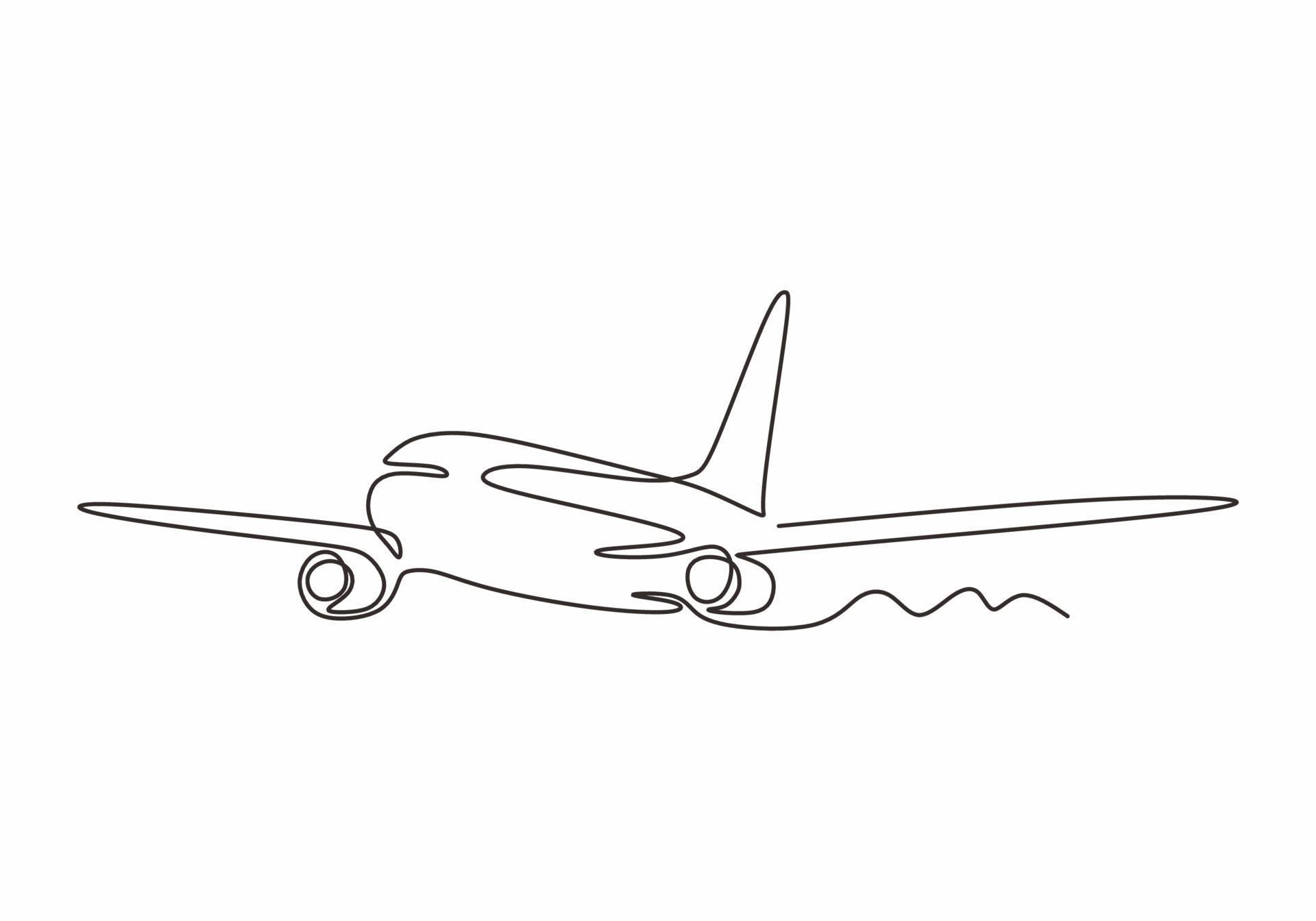 dessin avion qui voyage