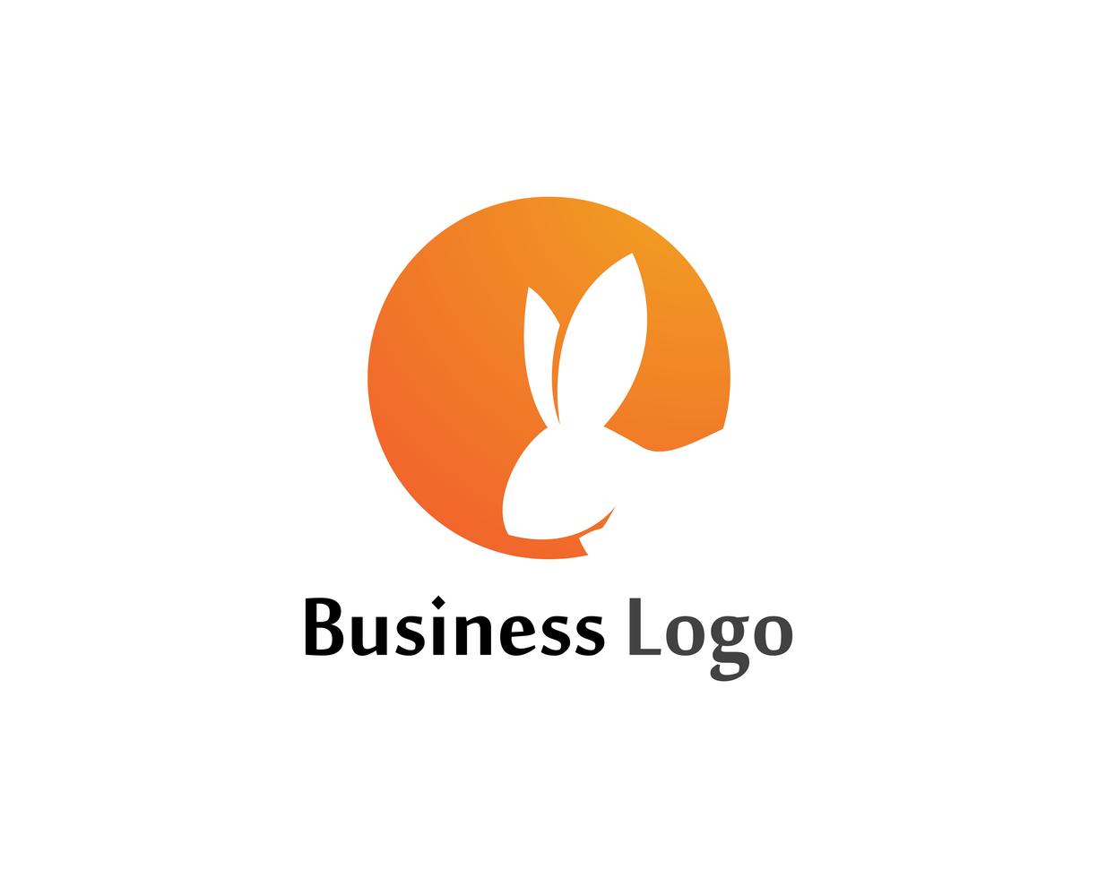  Application  de mod le de lapin Logo  mod le vector icon 