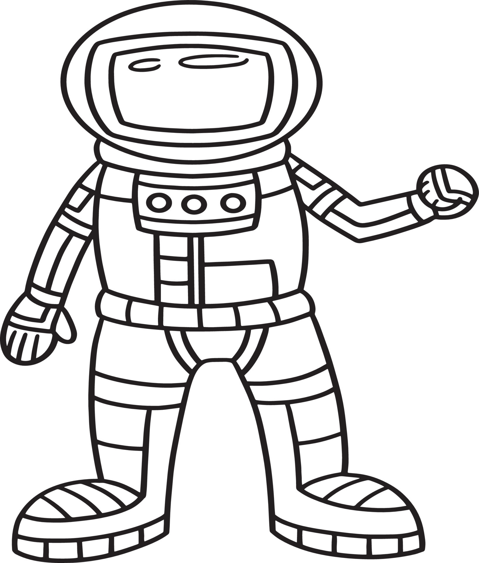 Coloriage astronautes et cosmonautes