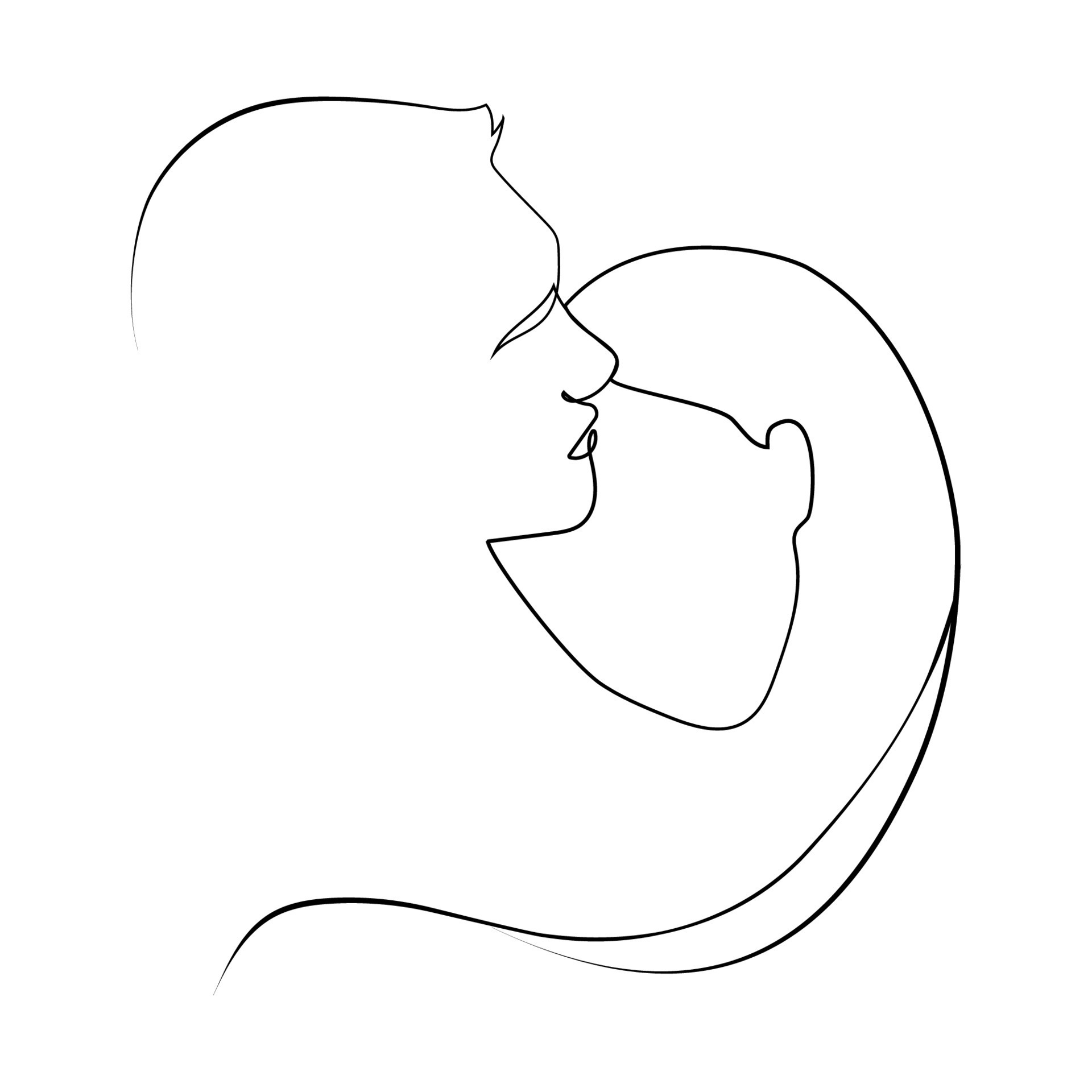 dessin en ligne continu d'une jeune artiste peintre. concept minimaliste de  femme de peintre professionnel d'une seule ligne. illustration vectorielle  5299536 Art vectoriel chez Vecteezy