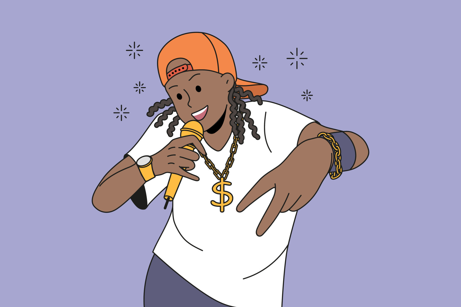 Vecteurs et illustrations de Rap micro en téléchargement gratuit