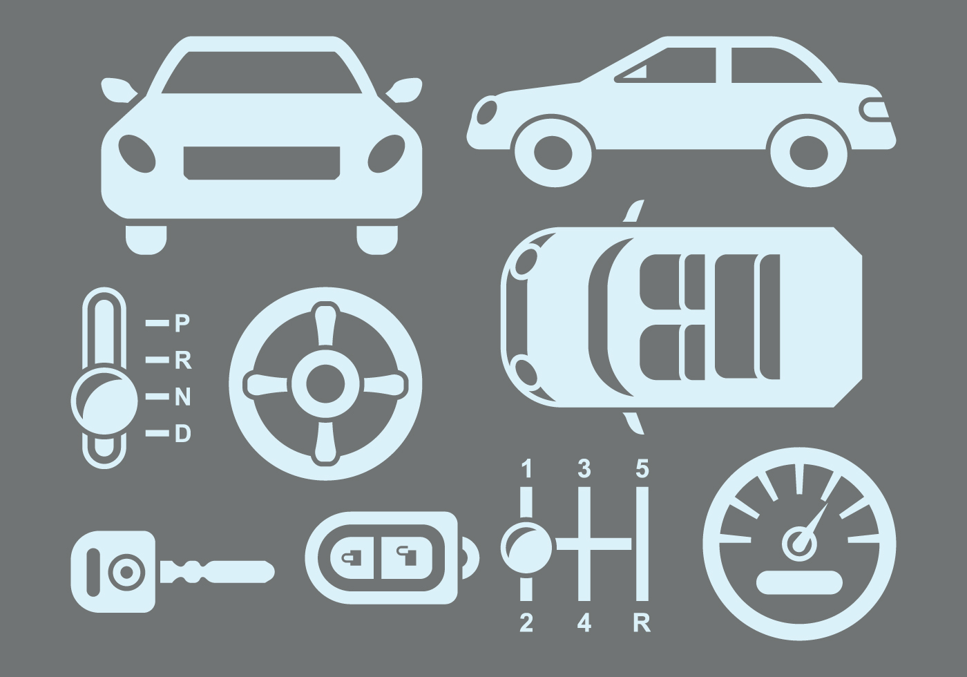 Icône De Porte-bagages De Voiture De Collection De Pièces De