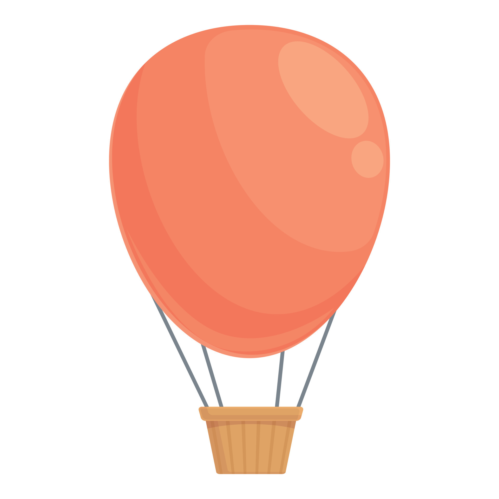 Modèle D'icône De Ballon Fusée Illustration Vectorielle