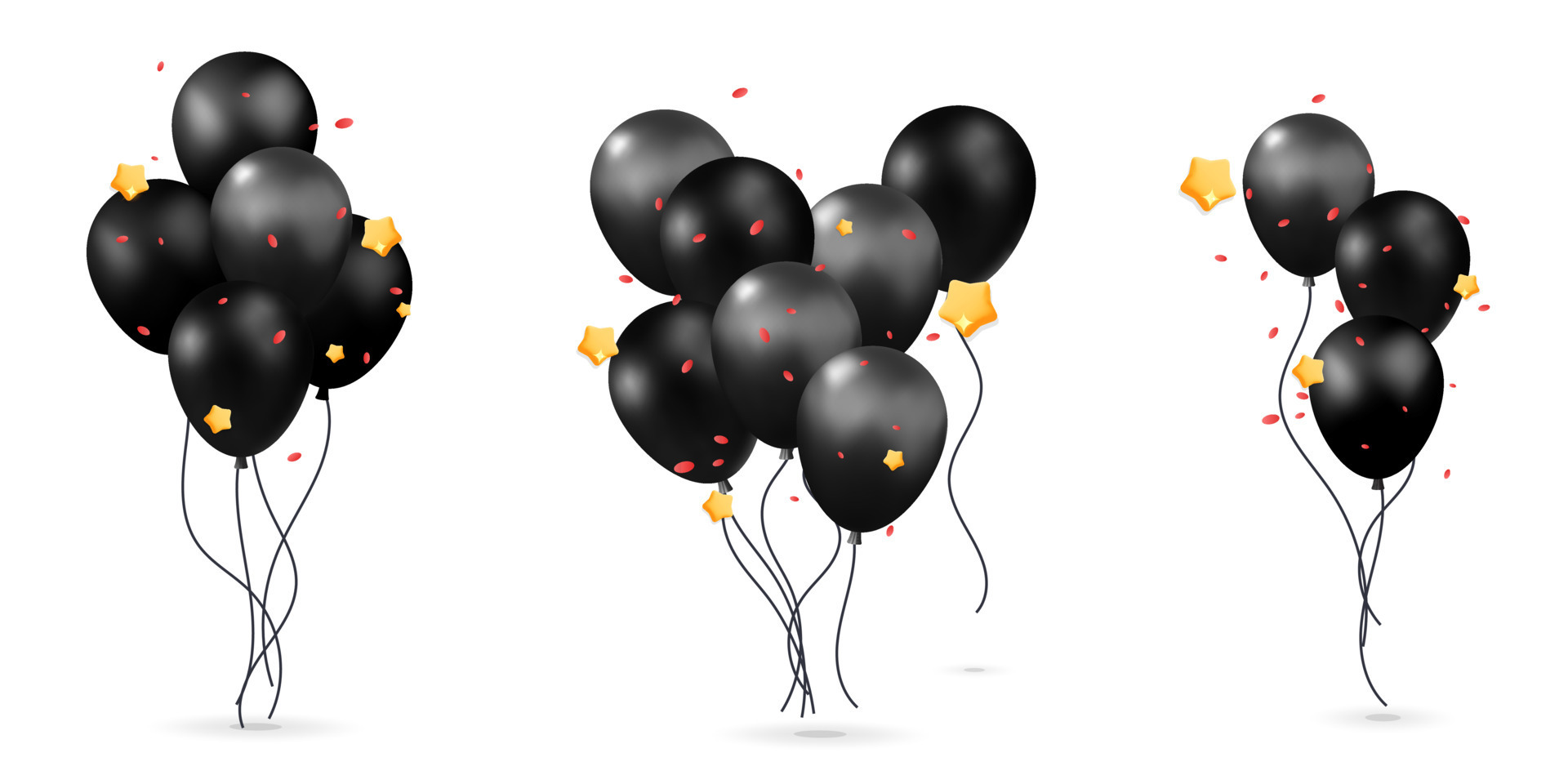 Décoration D'anniversaire Ballon Noir Et Blanc
