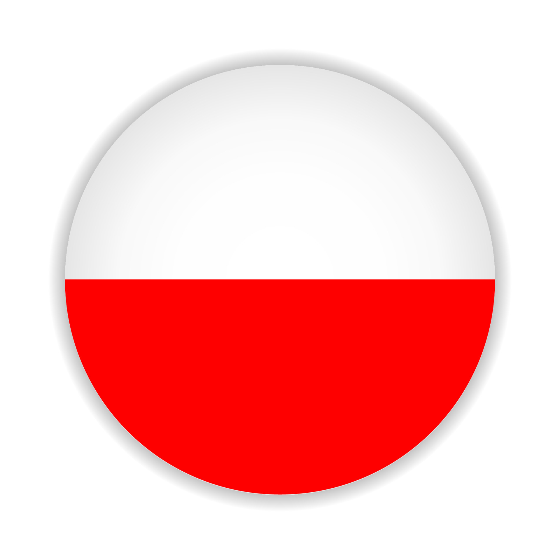 drapeau rond de pologne. illustration vectorielle. 14635917 Art vectoriel  chez Vecteezy