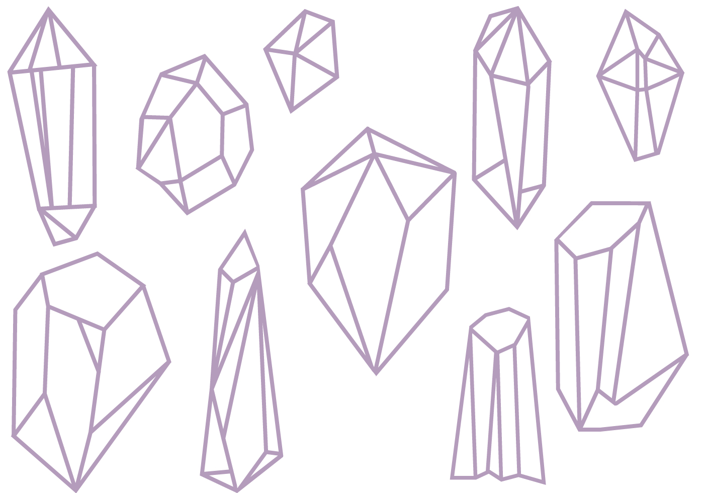 cristaux, pierres précieuses et gemme pierre minéraux 23486598 Art  vectoriel chez Vecteezy