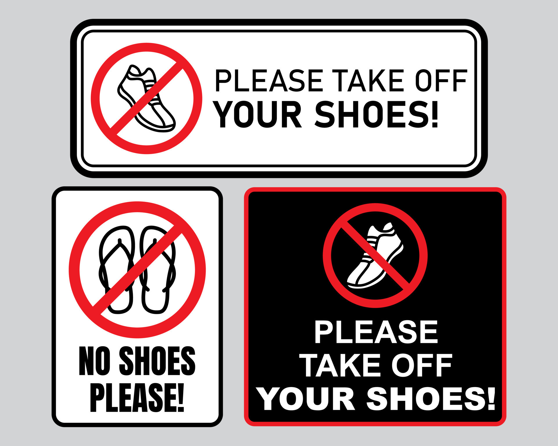 veuillez enlever vos chaussures de plein air ou n'entrez pas avec des  bottes 3517356 Art vectoriel chez Vecteezy