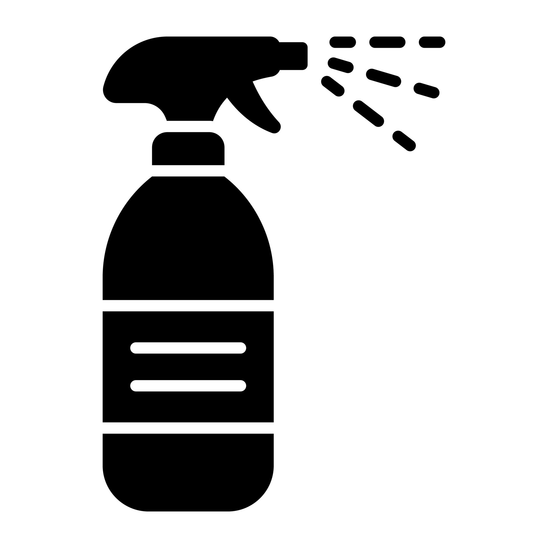 conception de vecteur de bouteille de pulvérisation, icône d'hygiène et de  nettoyage 17315948 Art vectoriel chez Vecteezy