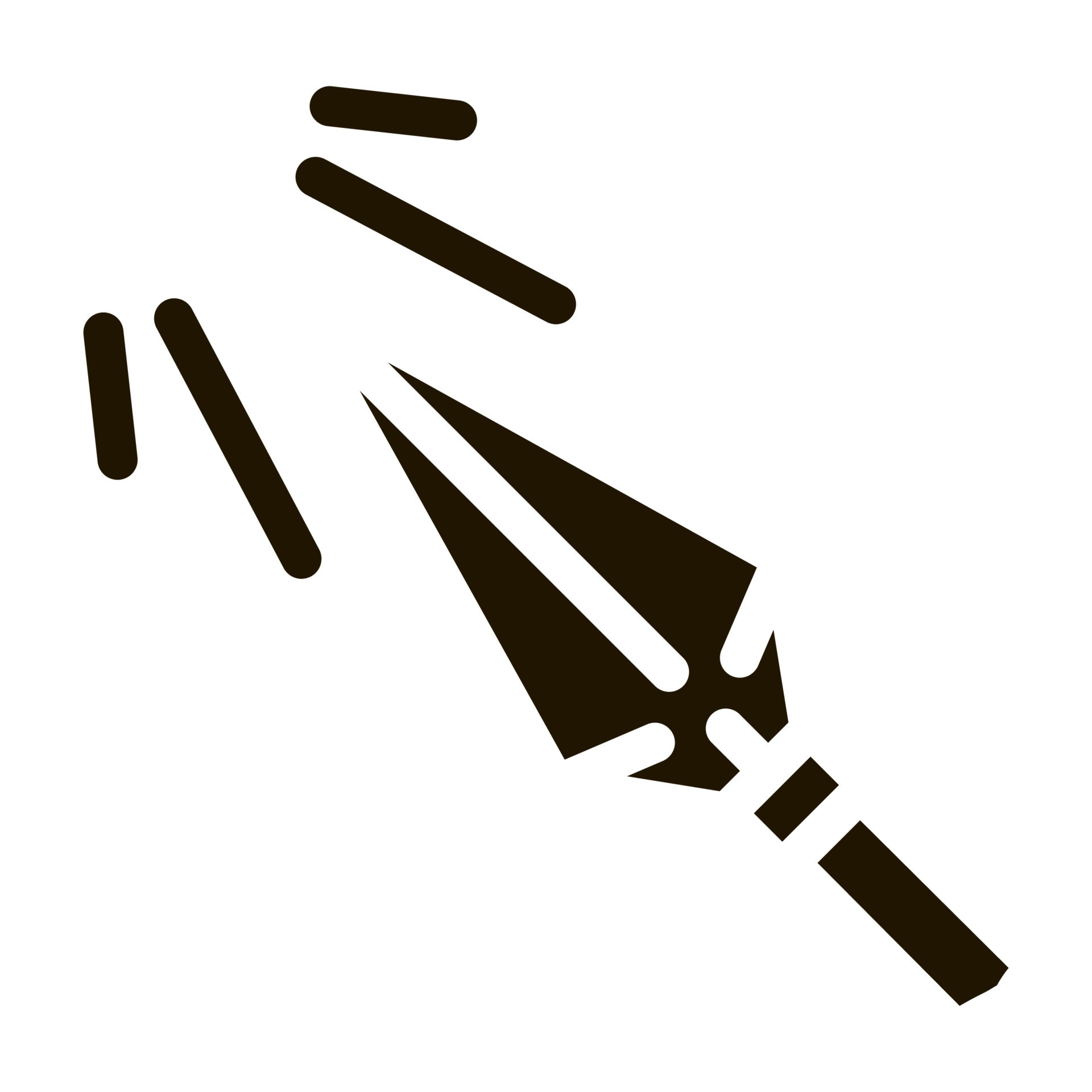 vecteur d'icône de tir à l'arc à pointe de flèche pointue 17512637 Art  vectoriel chez Vecteezy