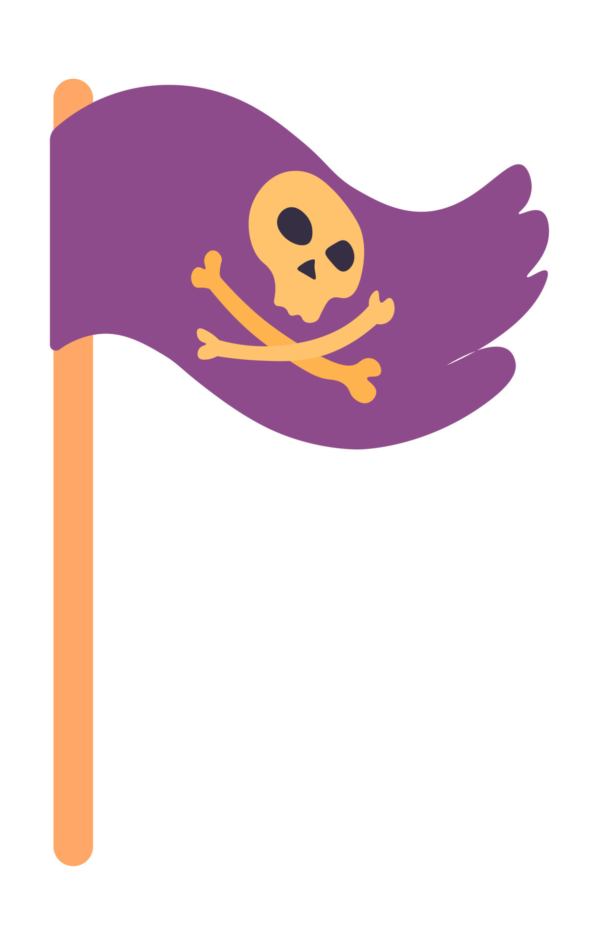 Drapeau pirate tissu