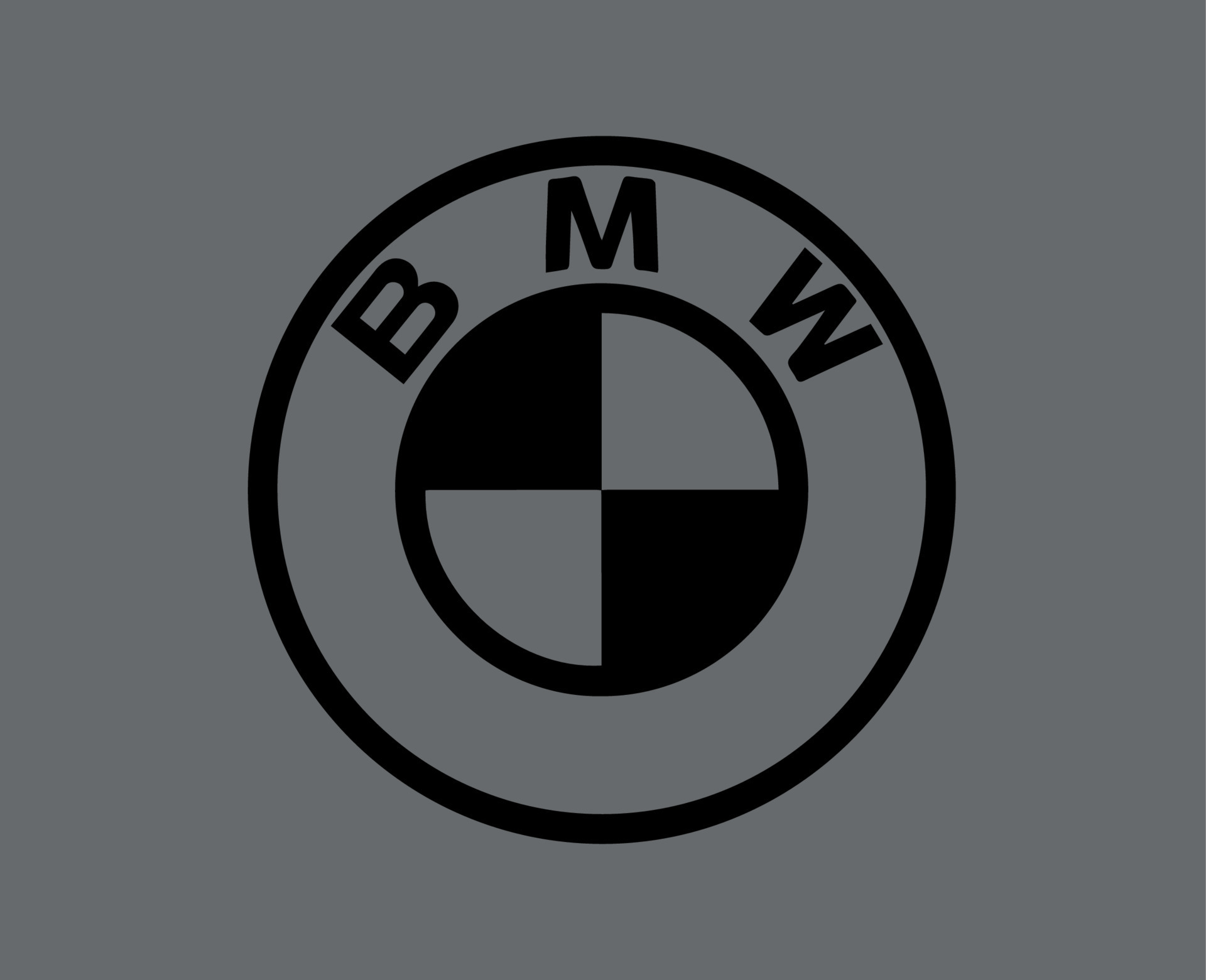 BMW marque logo symbole noir conception Allemagne voiture voiture vecteur  illustration avec gris Contexte 20500080 Art vectoriel chez Vecteezy