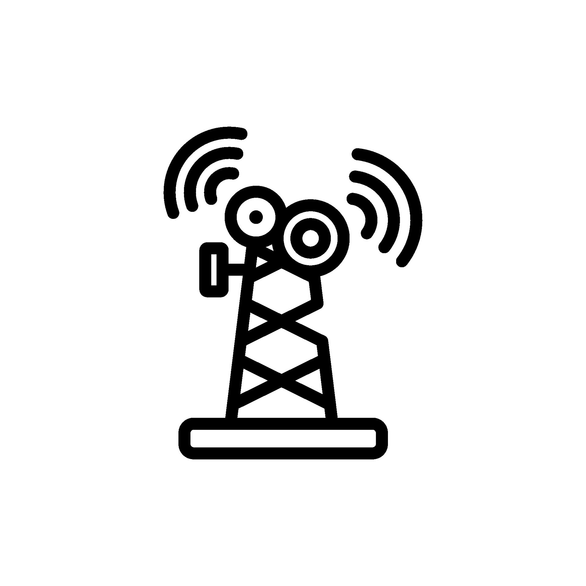 radio antenne signe symbole vecteur icône 26299182 Art vectoriel