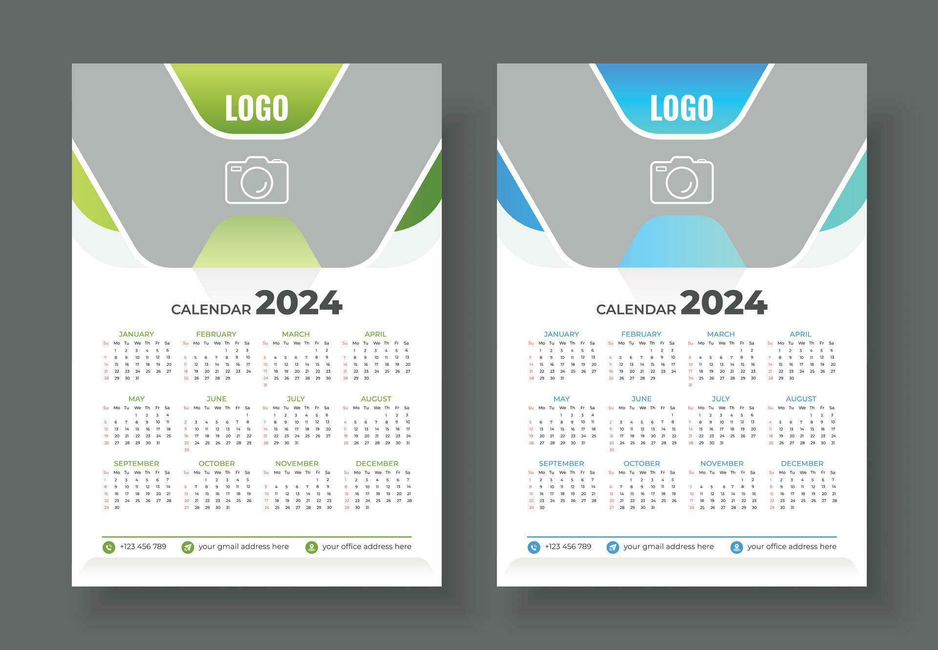 Page 2, Vecteurs et illustrations de Calendrier 2024 francais en  téléchargement gratuit