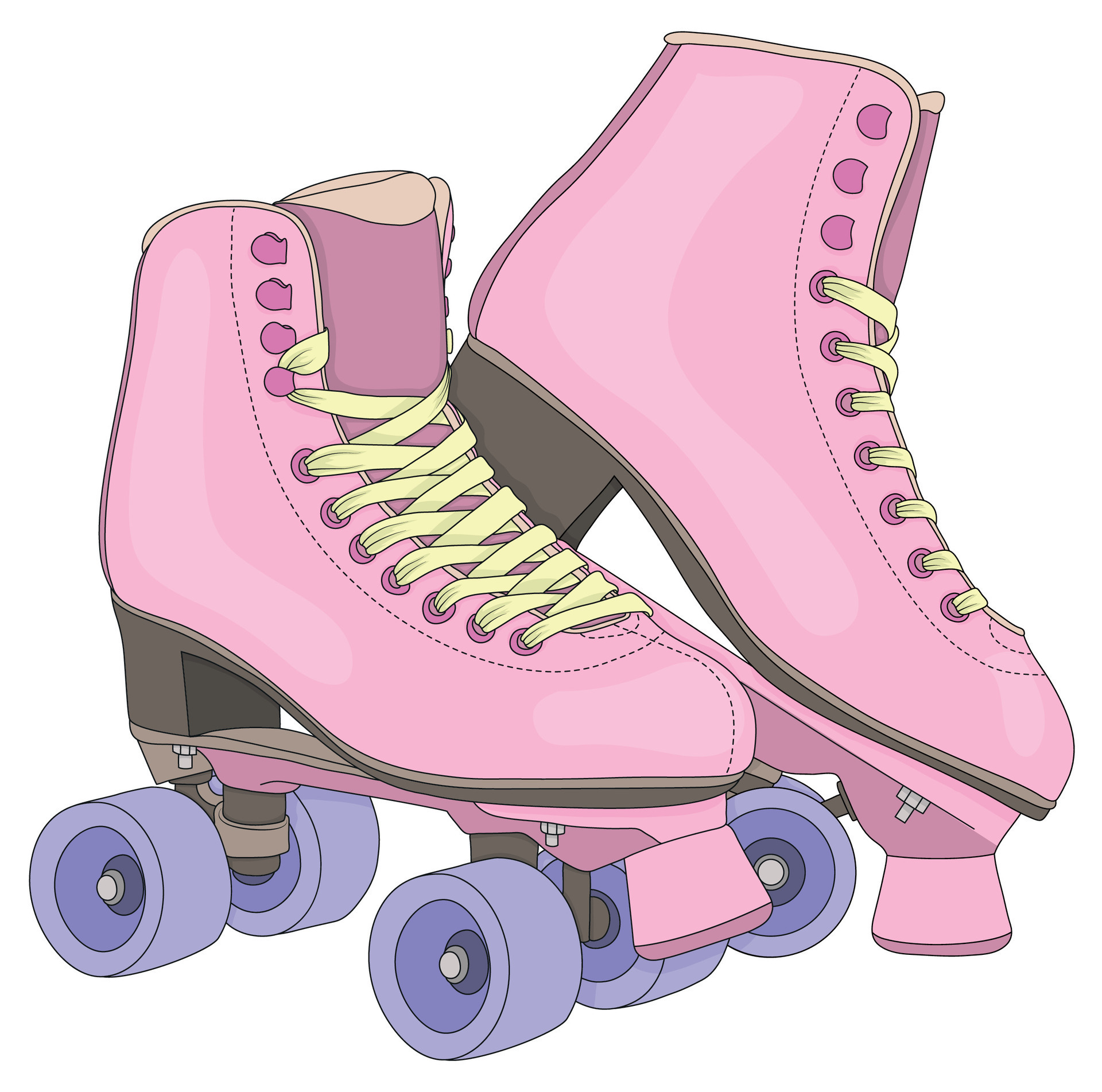 Chaussures de patinage intérieures et d'extérieur pour enfants