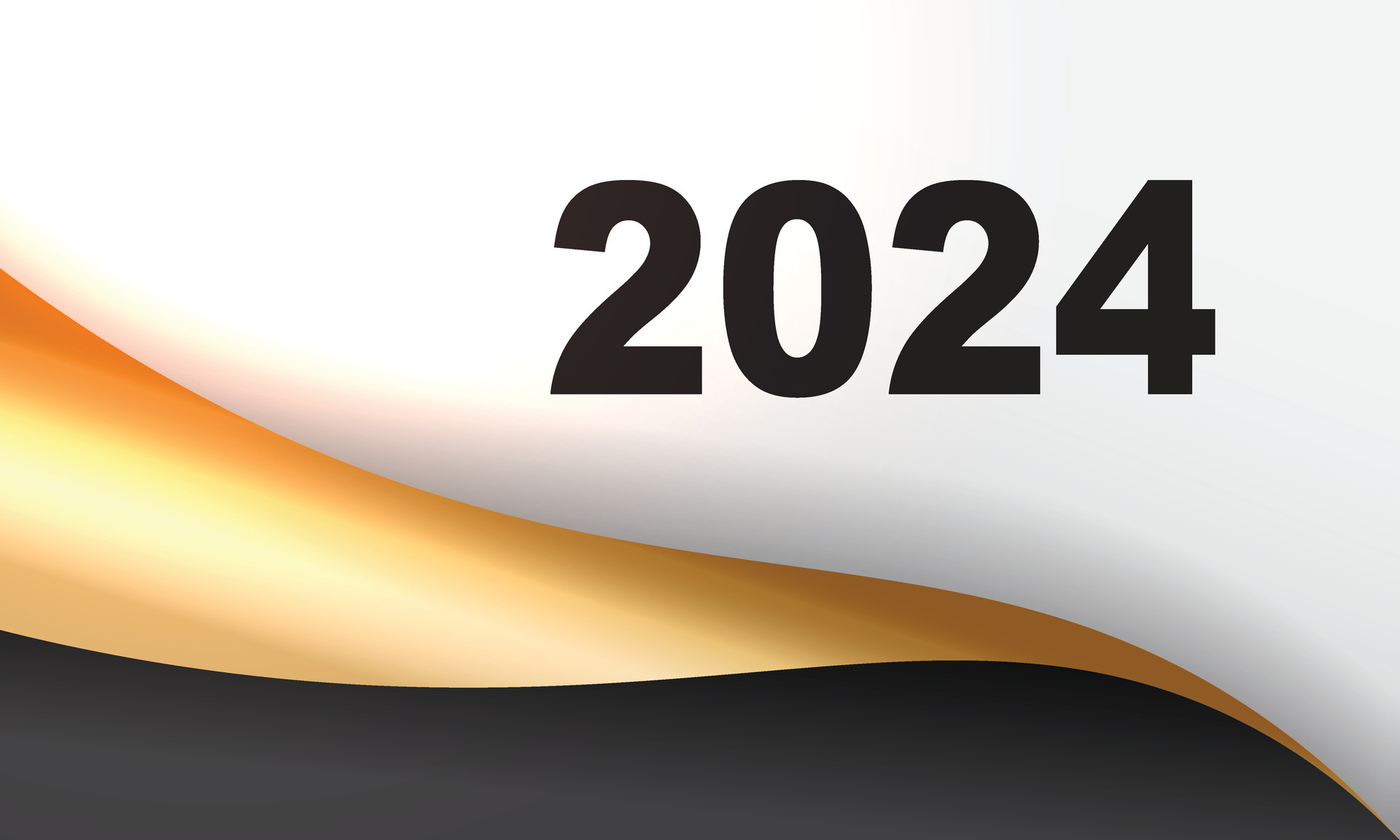 Conception de fond de bonne année 2024. carte de voeux, bannière, affiche.  illustration vectorielle. 22506386 Art vectoriel chez Vecteezy