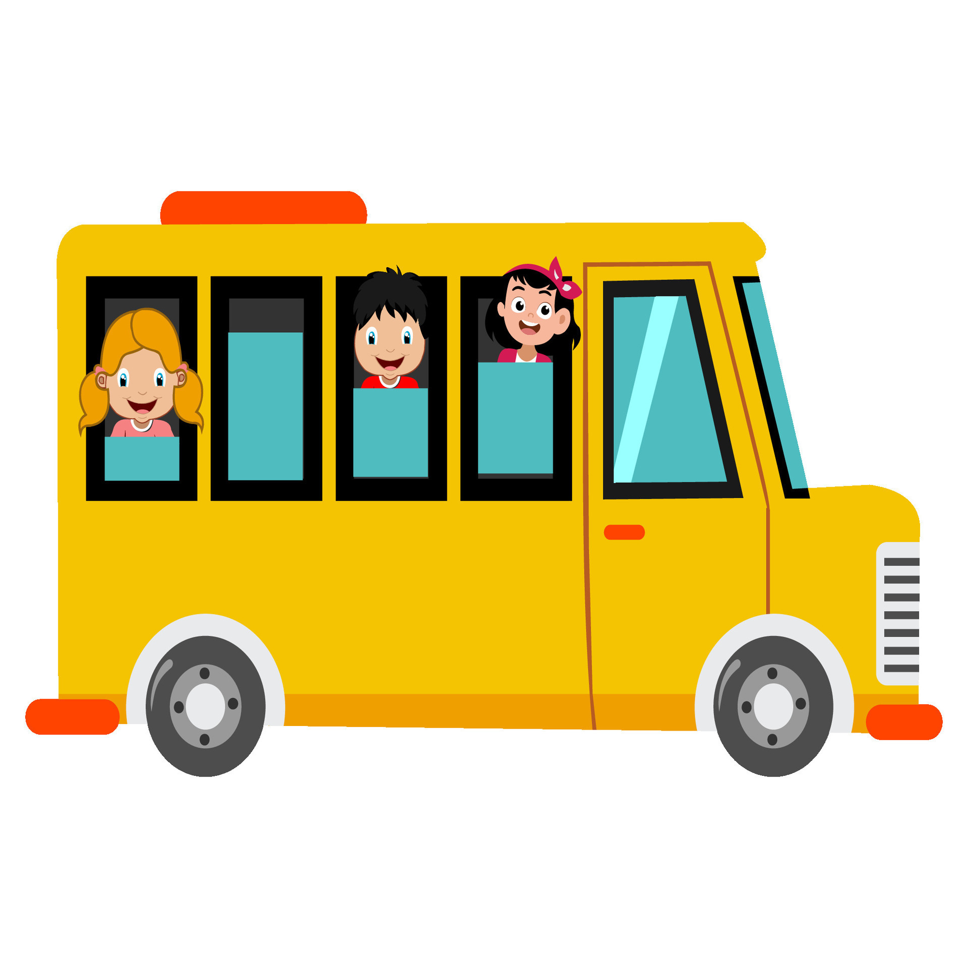 enfants école bus, enfant école autobus 28195522 Art vectoriel chez Vecteezy