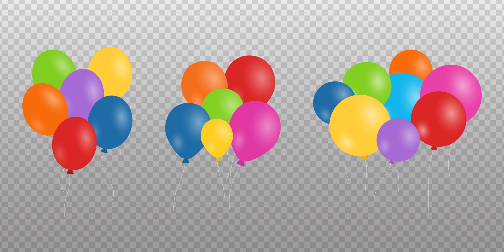 Ballon Anniversaire Fête Vecteur Clipart élément Png PNG , Clipart