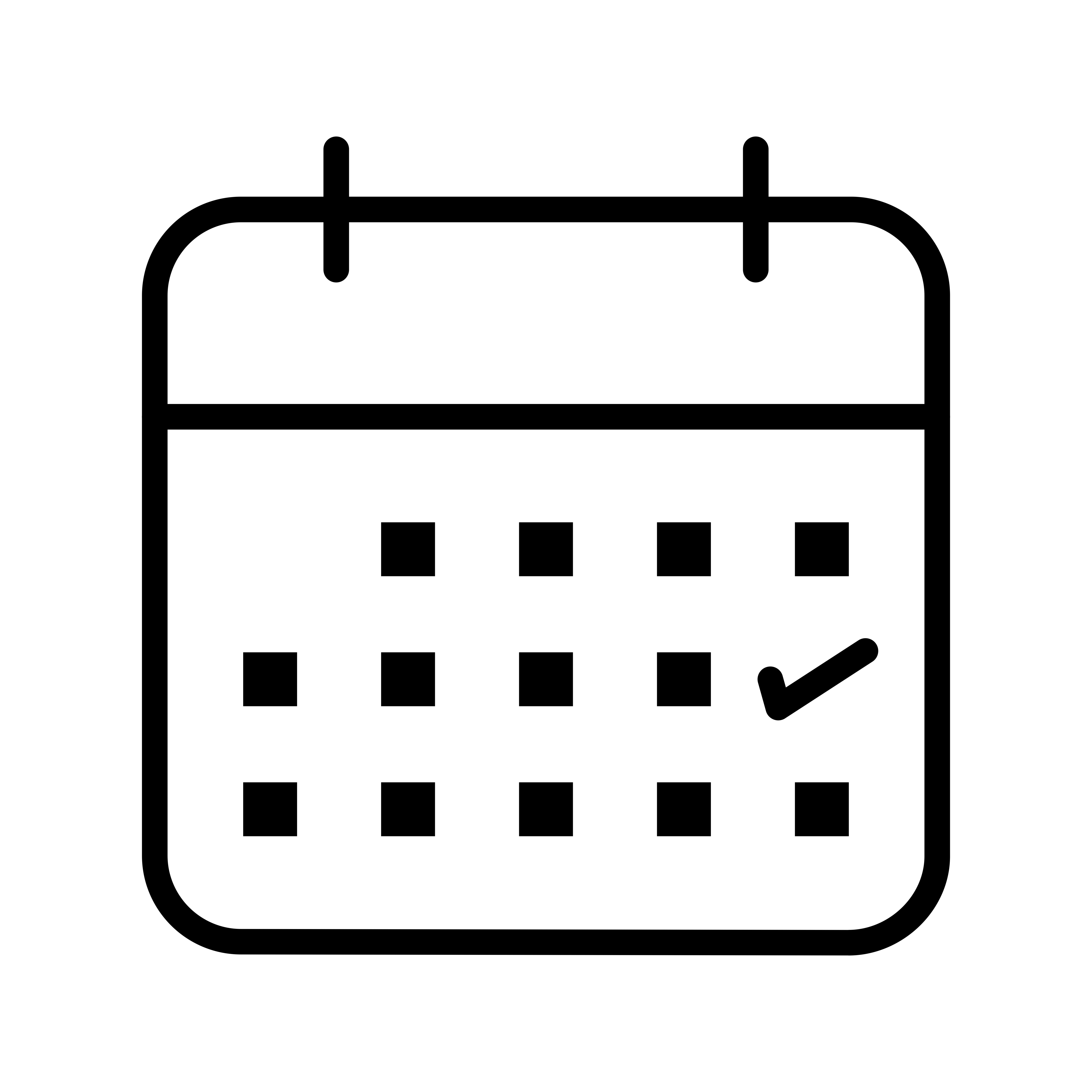 Calendrier en vecteur –