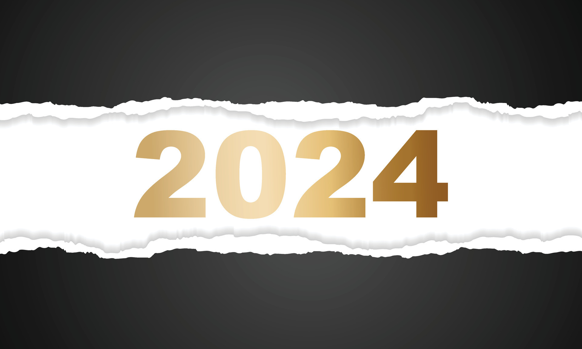 Conception de fond de bonne année 2024. carte de voeux, bannière